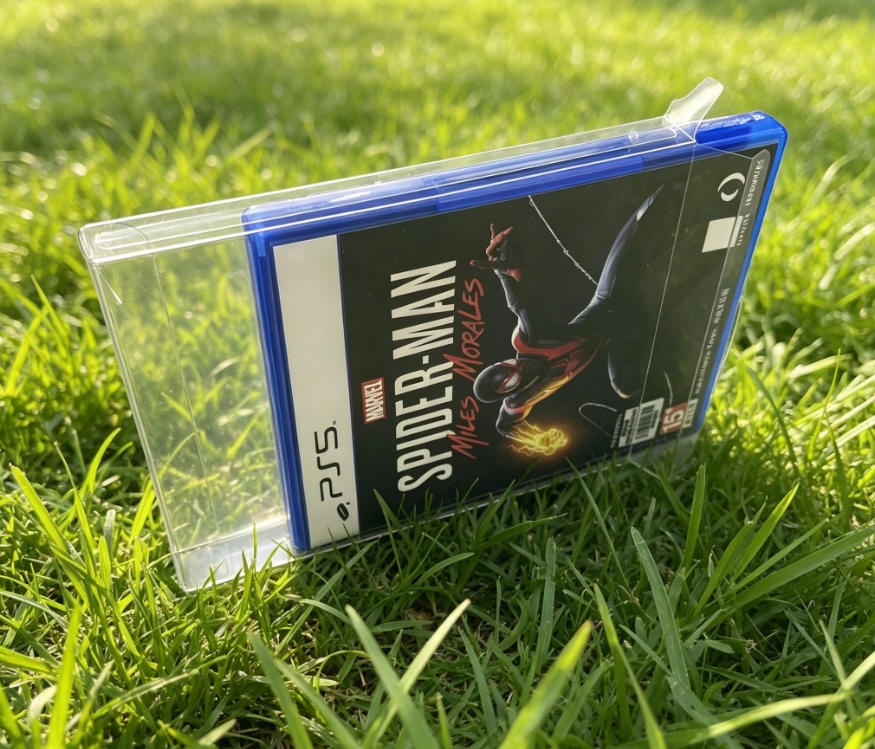 Caixa protetora transparente PET para jogos PS5 anti-UV tamanho personalizado
