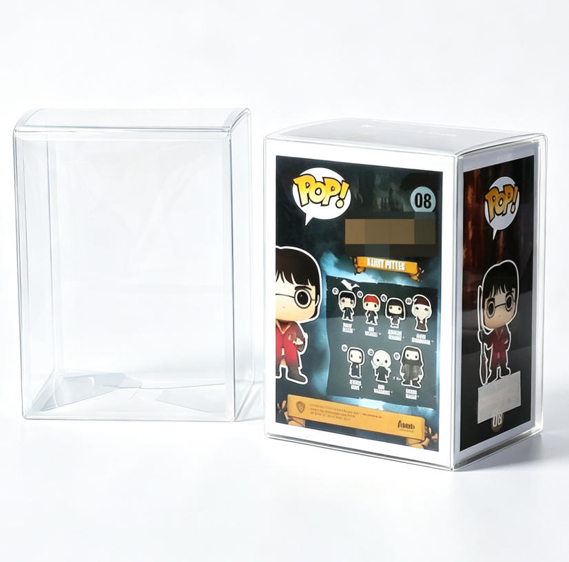 Estojo protetor transparente PET para figura Funko Pop 4 polegadas anti UV anti amarelamento tamanho e impress&atilde;o customizados